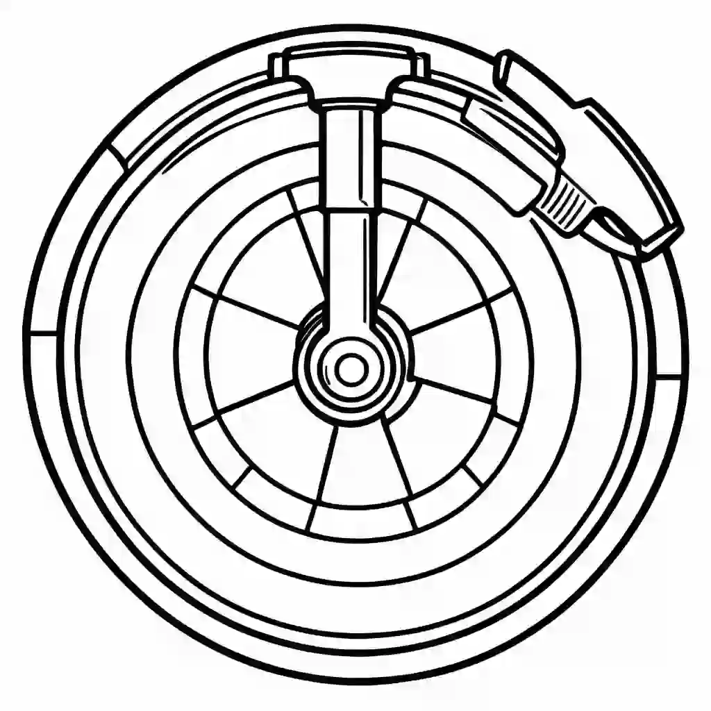 Pizza cutter coloring pages
